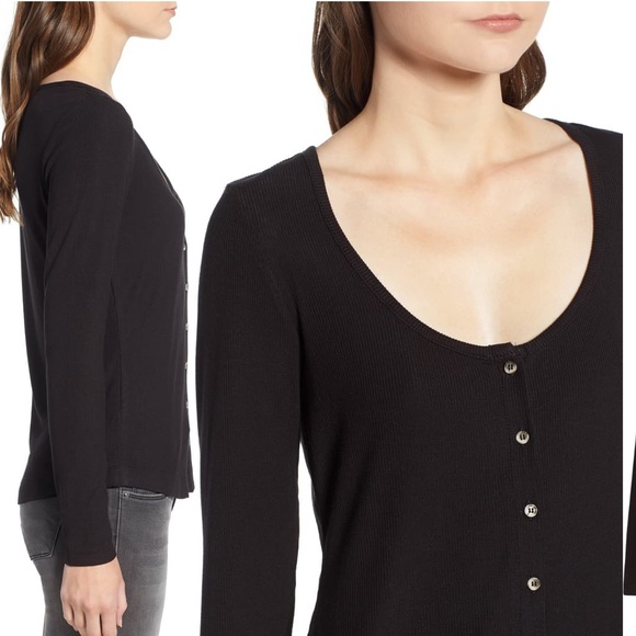 Socialite Button Front Top - Picture 4 of 4